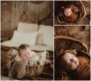 Madison Newborn Photo Session Collage