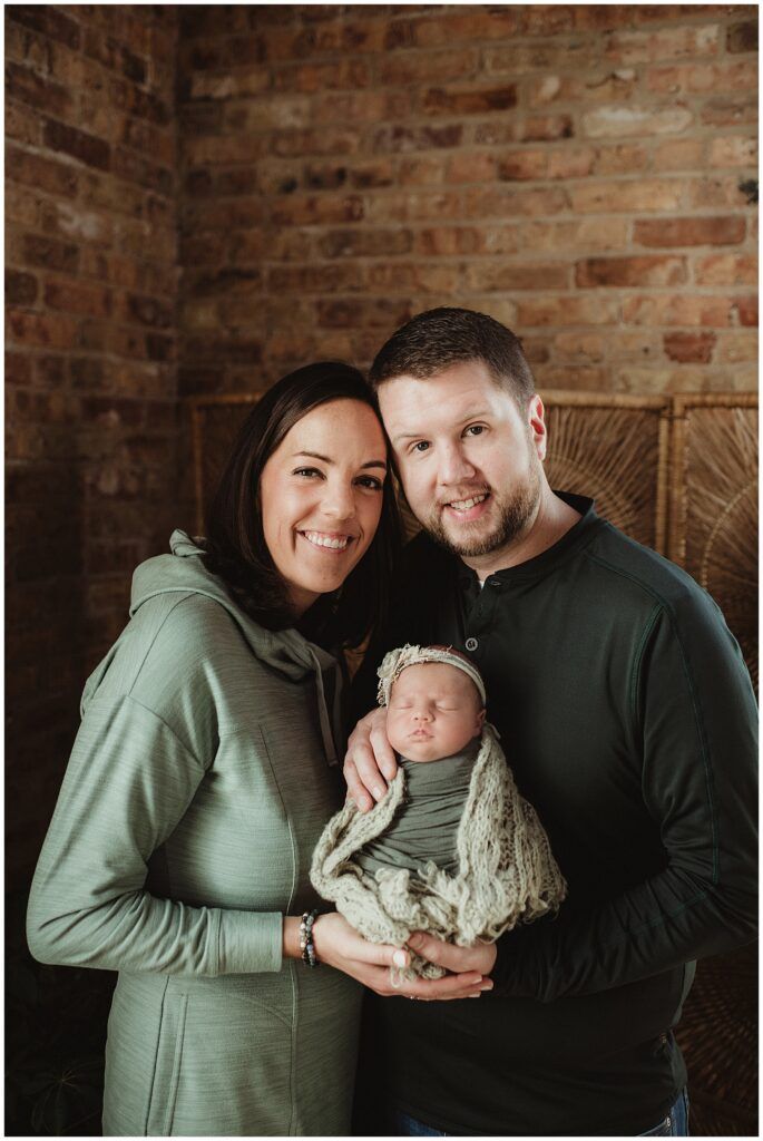 Madison Newborn Photographer Parents with Newborn