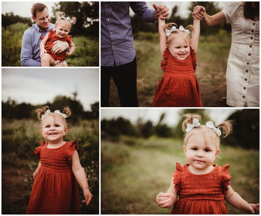 Madison Child Photography Session Collage Baby Girl 