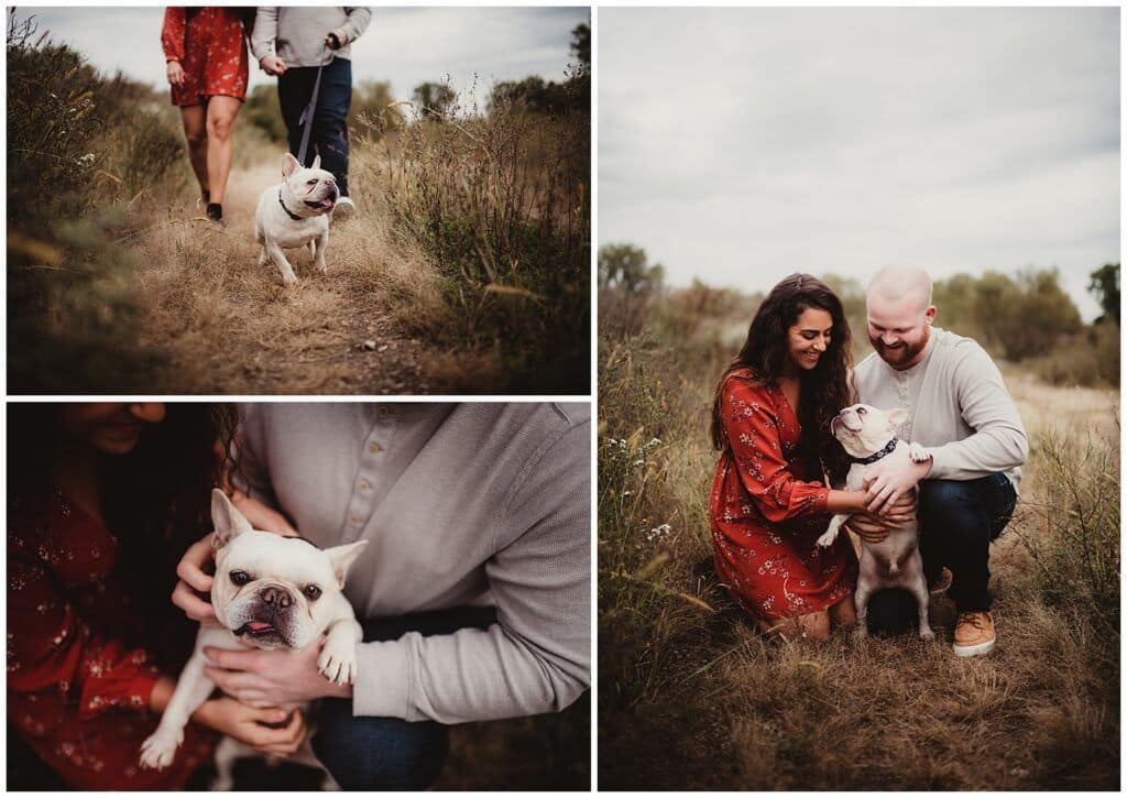 Madison Couple's Photography Couple with Dog