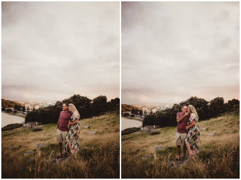 New Zealand Family Photography Couple Snuggling 