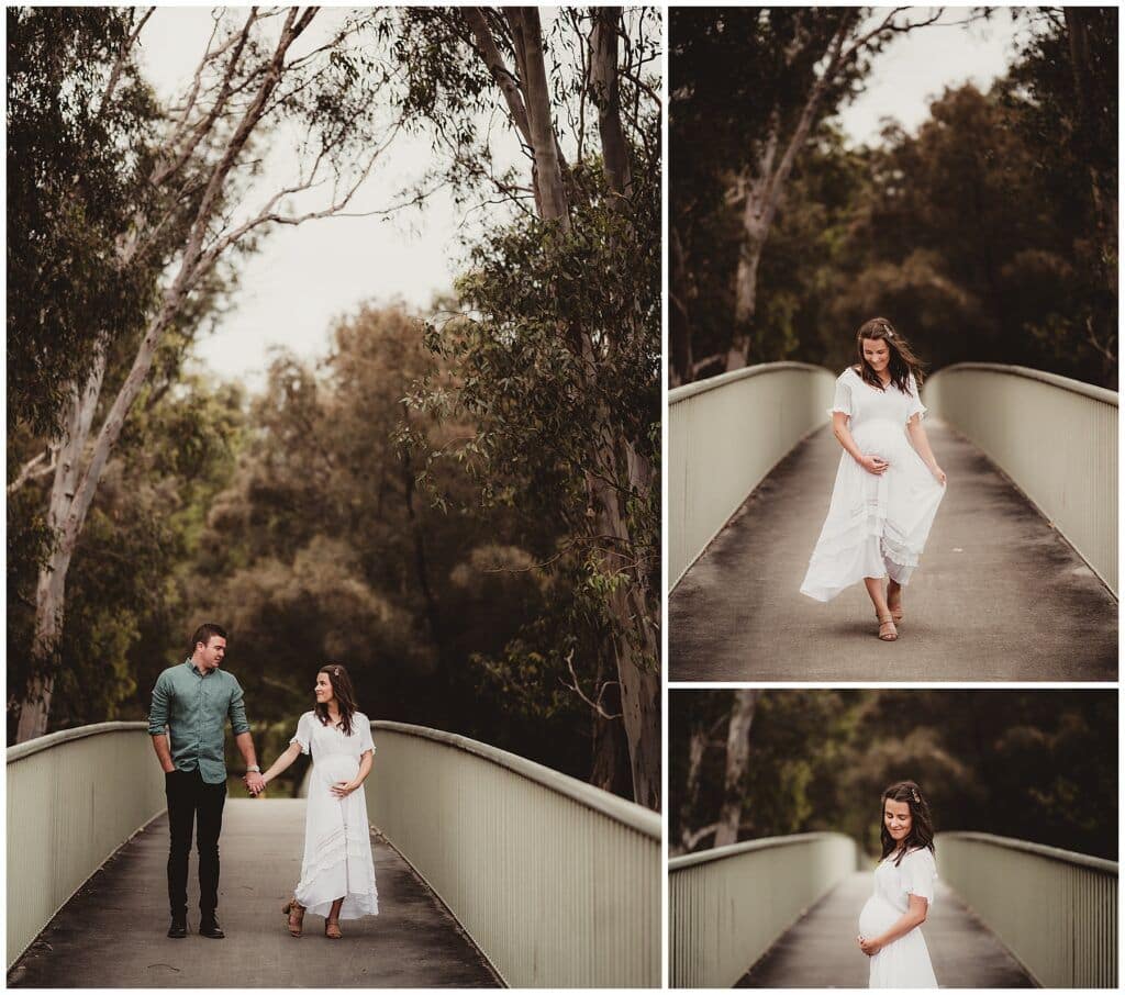 Australia Maternity Photography Couple on Path