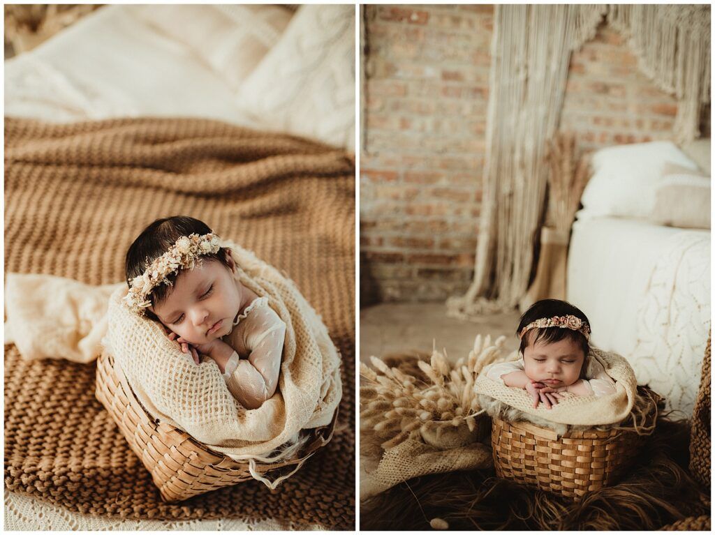 Madison Newborn Baby Photography Girl in Neutrals