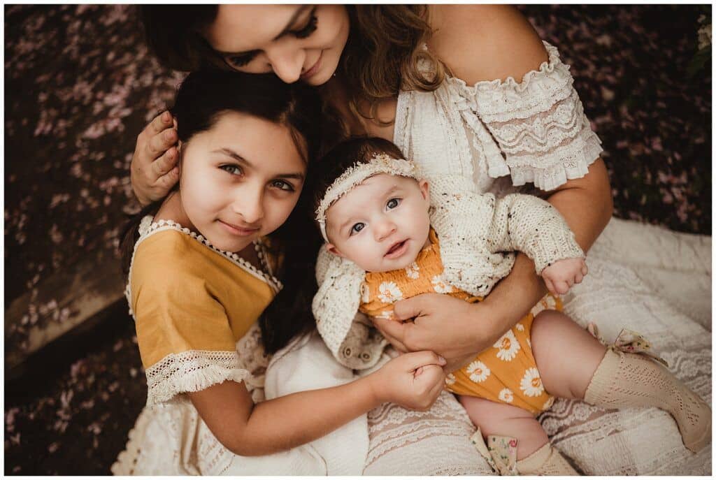 Seattle Family Photography Mom with Daughters