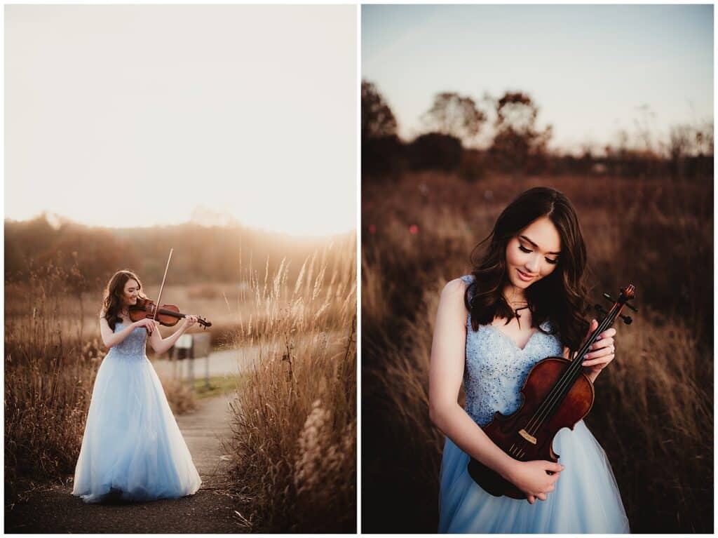 Senior Girl Prom Dress Violin