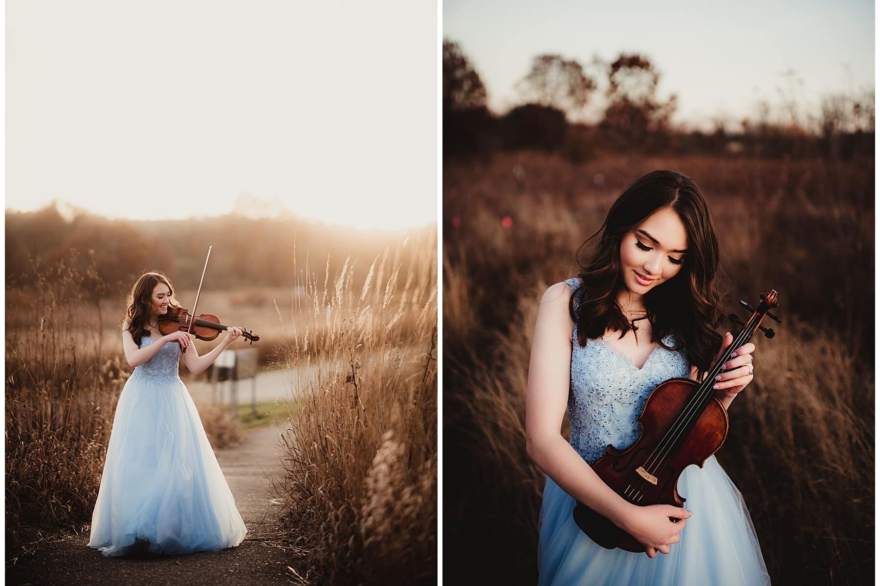 Senior Girl Prom Dress Violin