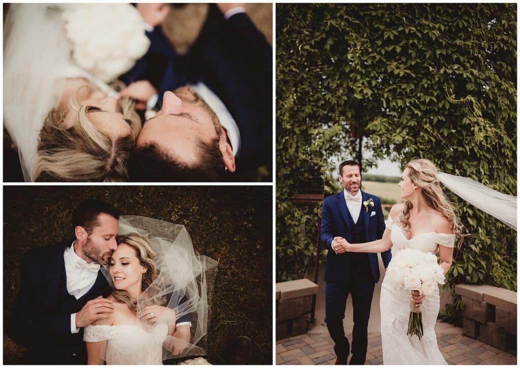 LaCrosse Area Wedding Photography Collage of Couple