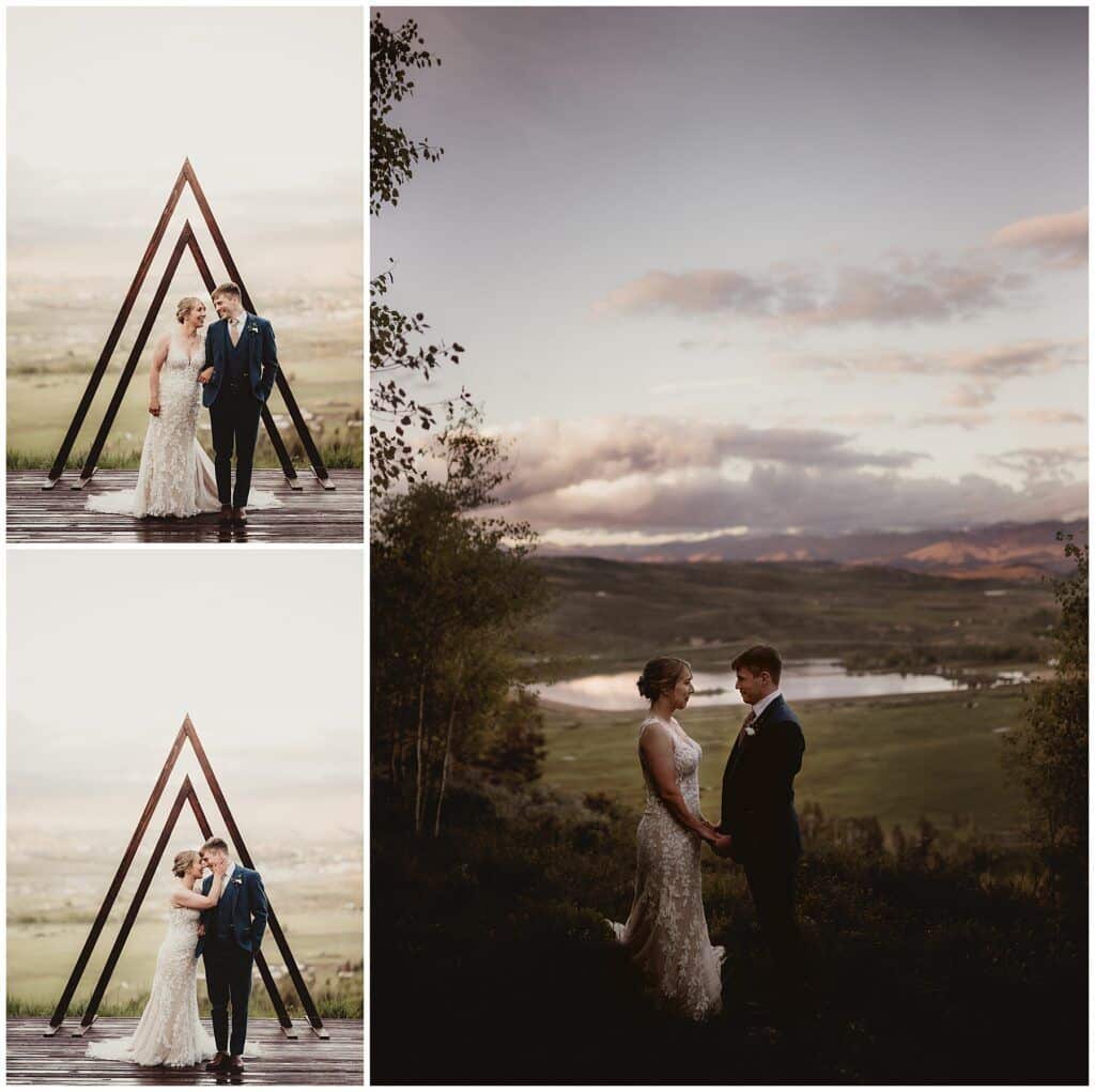 Colorado Wedding Photography Collage Couple 