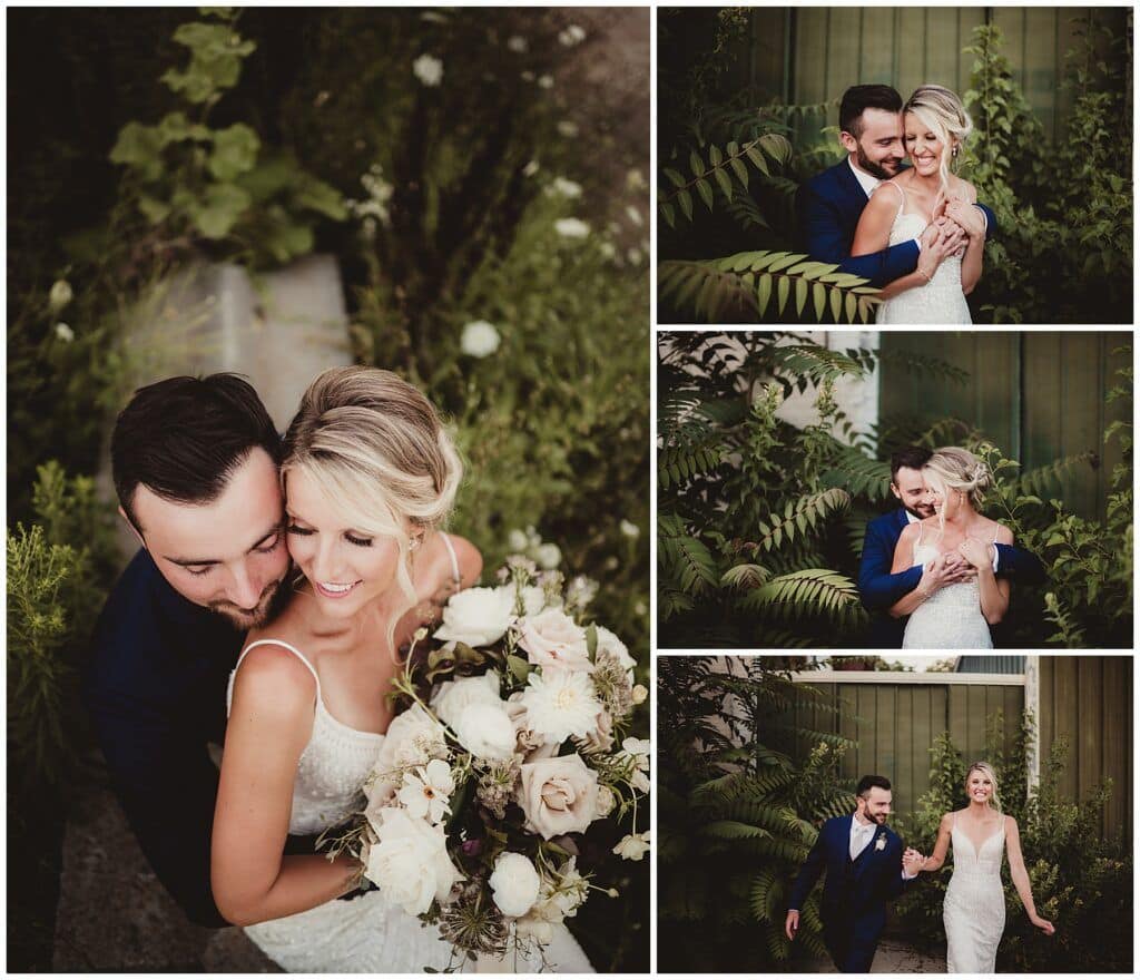 Madison Area Wedding Photographer Collage Couple