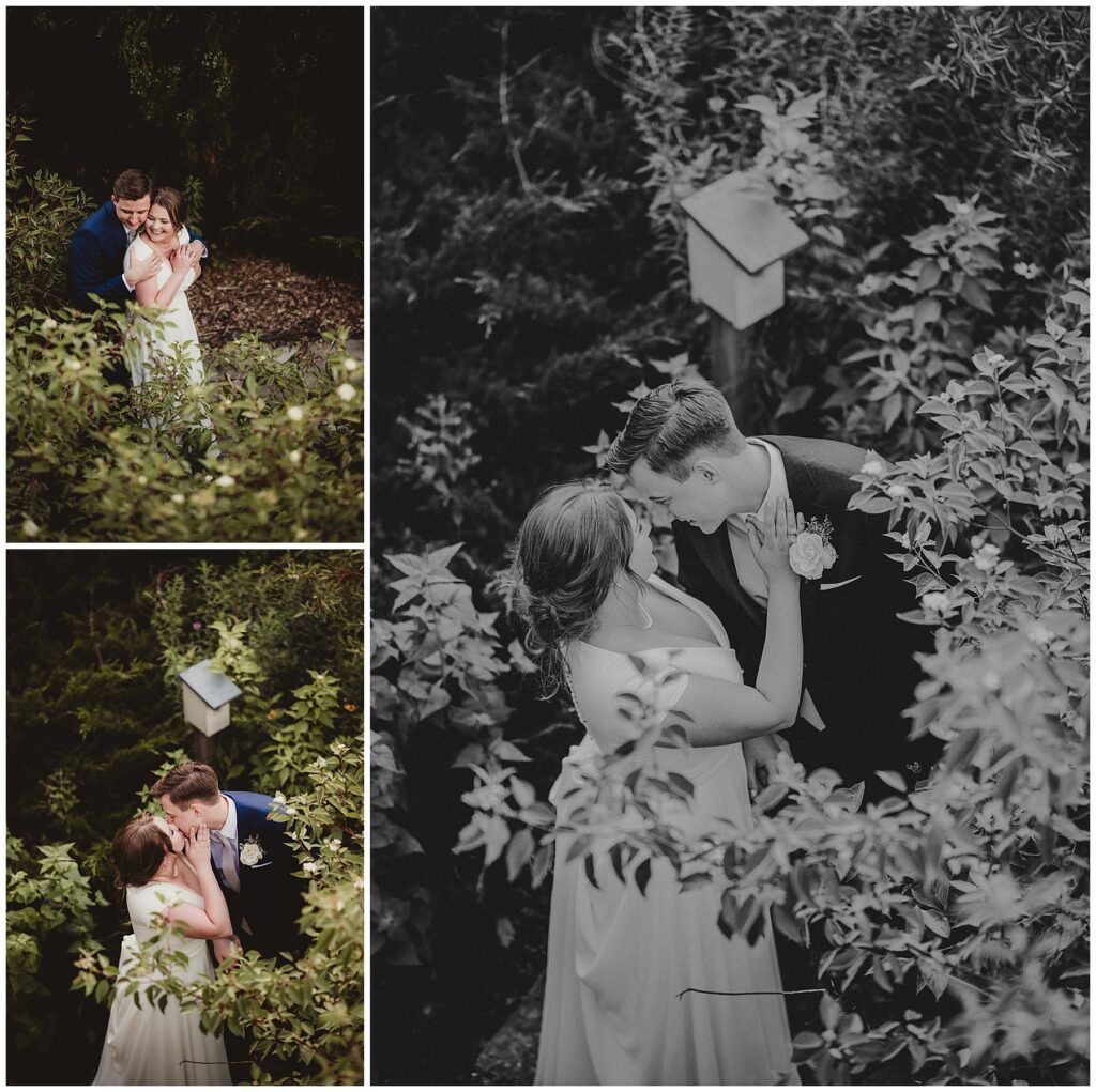 Madison Micro Wedding Photography Couple in Trees