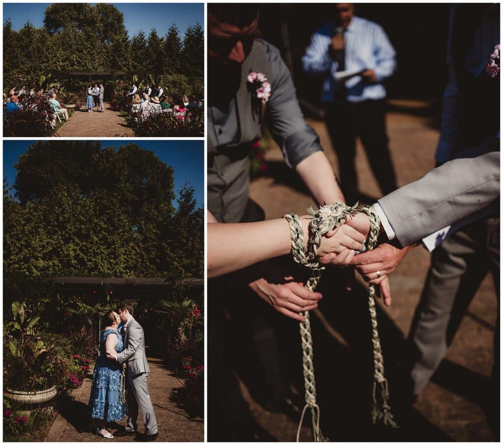 Olbrich Botanical Gardens Wedding Ceremony